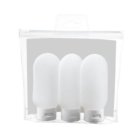 100ml Silikon Reseflaskor Rese Toalettartiklar Flaskor Silikon Flytande Reseflaska Set Resestorlek Behållare, 3 st