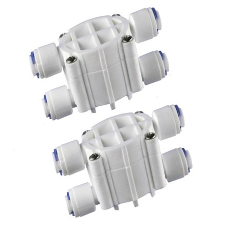 1/4" putki, 4-tieportti 2kpl 2kpl