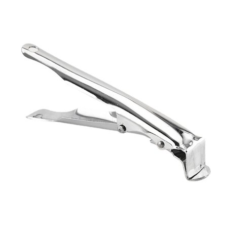 Rustfrit ståltang til varme retter, tang til tallerkener, praktisk varmebestandig