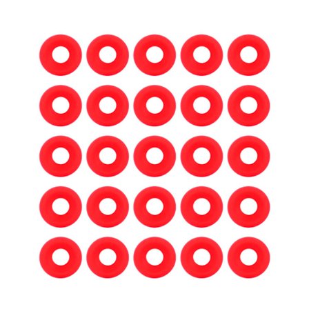 25 st röda silikonpackningar för Grolsch Swing Flip Top-flaskor, tätningar för hembryggda ölflaskor