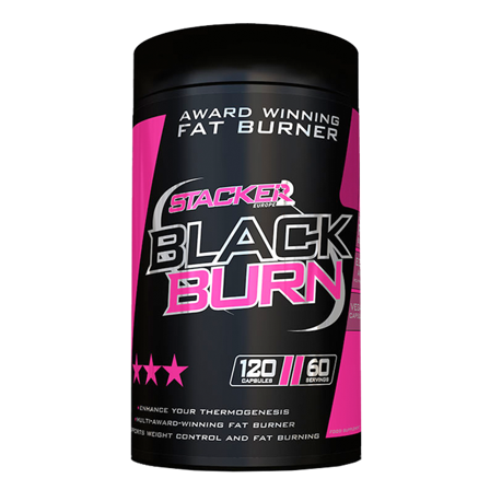 STACKER2 Europe Black Burn Fettförbrännare 120 kapslar