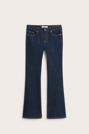 Kappahl | Flare Jeans Low Waist | Mörk denim