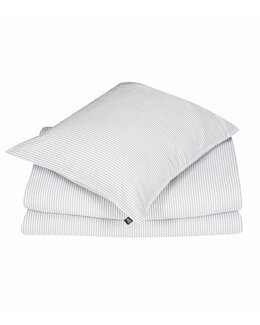 Sengesett stripete Krepp 2-deler Lin