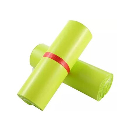 Poly Mailer-poser, forsendelsesposer, plastikkurier, selvklebende pakking, grønn