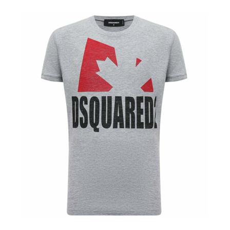 Dsquared2, T-Shirts Szary, Mężczyzna, Rozmiar: S