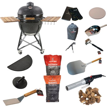 Kamado sumo Maxi Stor Grillpakke, svart