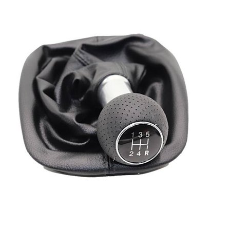 5 / 6 Växlad Bil Växelspaksknopp Med A3-knopp 12mm För VW Passat B5 B5.5 1998-2004 B5 FL (00-05) 3B B5 3B2 3B5 1996-2000-5 HS-023 svart linje