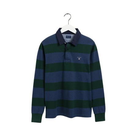 Gant - Långärmade T-shirts - Grön - Herr - Storlek: M, Herr, Storlek: M