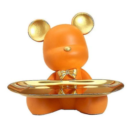 Nordisk Harpiksbrett Hjem Stue Soverom Nøkkel Oppbevaring Dekor Oransje