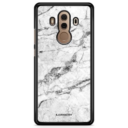 Bjornberry Skal Huawei Mate 10 Pro - Vit Marmor