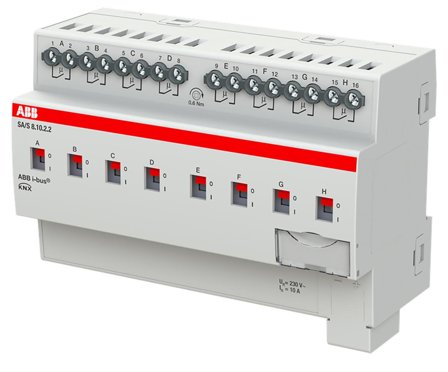 ABB 2CDG110259R0011 Bryteraktuator KNX, 230V, 10 A Maks. antall omkoblingskontakter: 8, Elfordeling & strømforsyning
