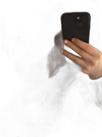 Vit blus med spets och v-ringning