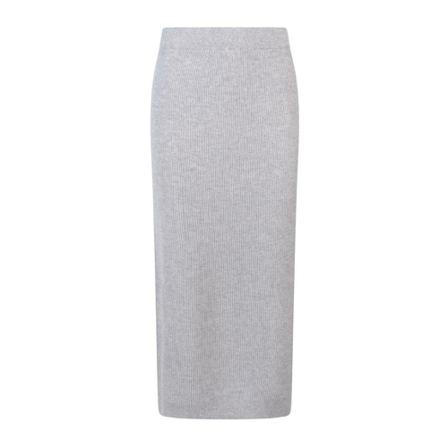 Brunello Cucinelli Midi Skirts Grå, Dame
