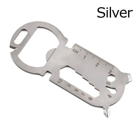 Utendørskort Verktøy Flaskeåpner SØLV