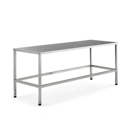 Werkbank PROOF, 2000 x 700 mm, Edelstahl