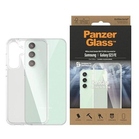 PanzerGlass HardCase antibakteriellt fodral Military Grade för Samsung Galaxy S23 FE - transparent