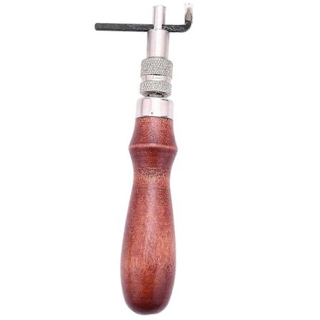 Solid Justerbar Pro Sömnadsrännare Och Kantfasare Läderhantverksset För Att Sy Läder C