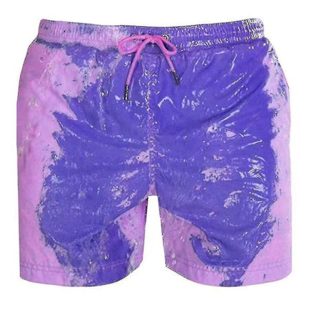 Magical Change Color Beach Shorts Herr Badbyxor Badkläder Snabbtorkat bad