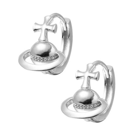 Tidlösa Saturnus Örhängen Lätta Retro Smycken Kontorsfest Present till Honom