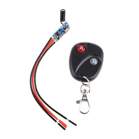 Relæ Trådløs Switch Fjernbetjening DC3V 3.7V 5V 6V 7V 9V 12V Mini Power LED Lampe Controller Micro Transmitter 433MHz