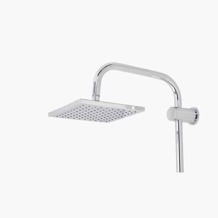 Biltema - Dusjhode firkantet krom