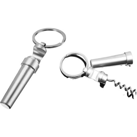 Flaskeåbner 3 i 1 Vinåbner Multifunktionel Proptrækker til Hjemmebar Restaurant Hotel