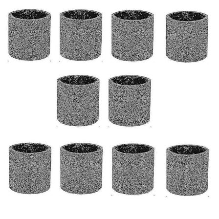 10 st skumfilterslang för Shop Vac 90304 90585, ersättningar