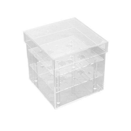 Akryl Blomlåda Blomsterarrangemang Vas 15X15X15CM