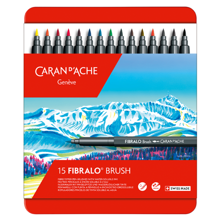 Fibralo brush pen 15-set
