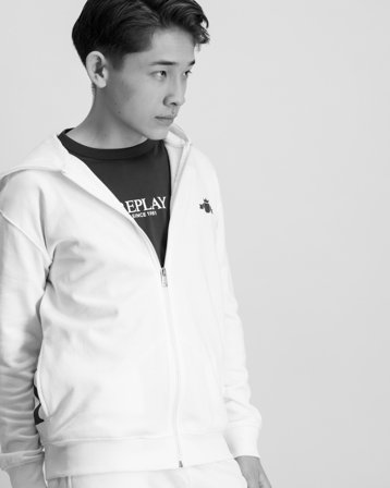 Replay Jumper Weiß Hoodies/Kapuzenpullover Jungen - Kids Brand Store