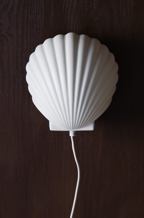 Jotex - SHELLY vegglampe Hvit - Kjøp Vegglamper hos Jotex