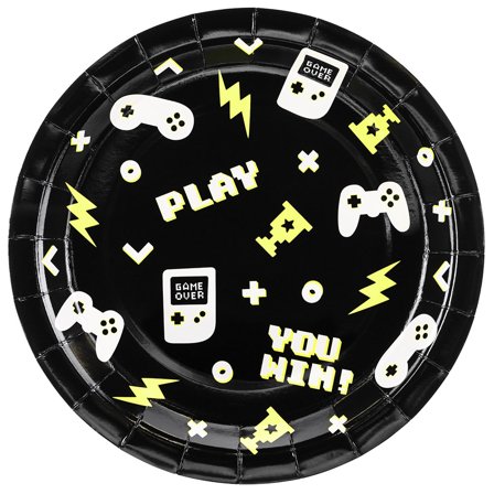 Gaming Pahvilautaset Musta 23 cm