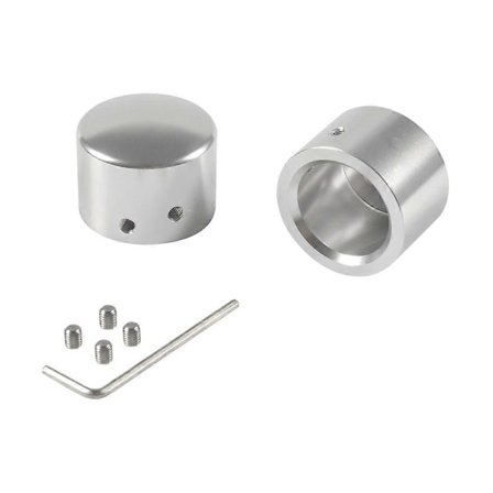 Främre Axelmutterskydd, Axelmutterskydd i Aluminium för Harley Davidson VRSC Softail Dyna Super Glide Spor