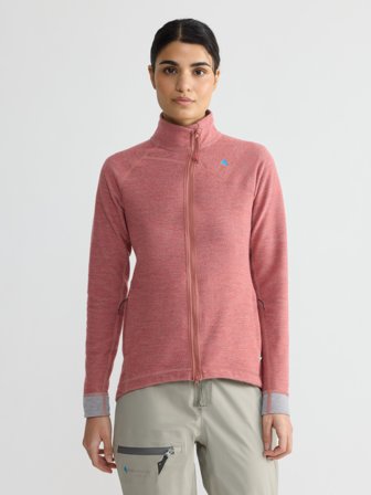 Klättermusen Hödur Zip Jacket Women's - Cherry Wood - XS