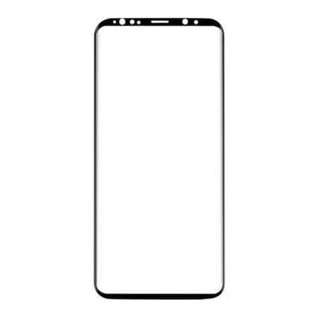 Samsung S8 Plus Heltäckande Skärmskydd l PLAST l SOFT l SVART