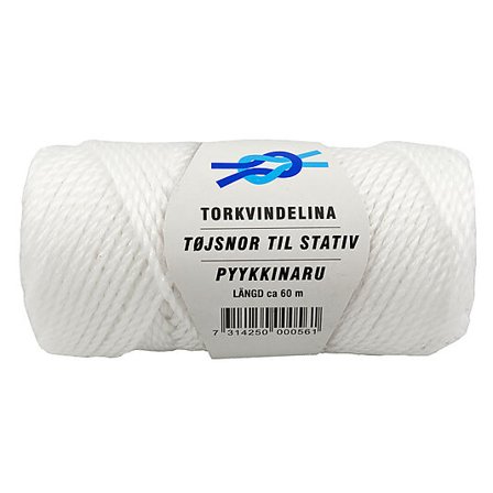 POLY-PRODUKTER TØRKESNOR FOR TØRKESTATIV 3,6MMX60M