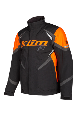 Schneejacke Klim Keweenaw Schwarz/Strike Orange S