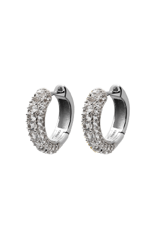 Charlotte Bonde STHLM Timeless Chunky Hoops Smycken & klockor Dam Silver ONESIZE