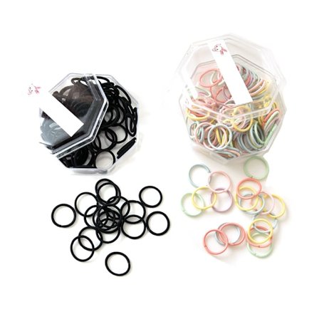 Små hårband, hårsnoddar, flickor, ponnysvanshållare, barn, håraccessoarer, elastiska hårband, ca 200 st