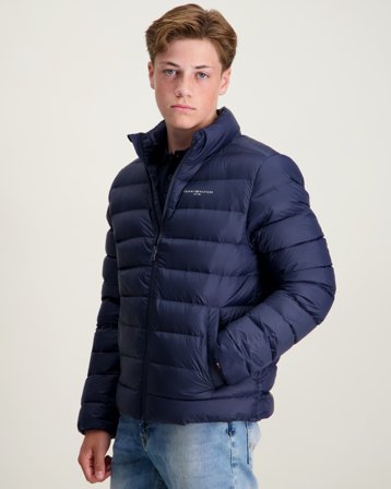 Tommy Hilfiger ESSENTIAL LIGHT DOWN JACKET Blauw Jassen Jongens - Kids Brand Store