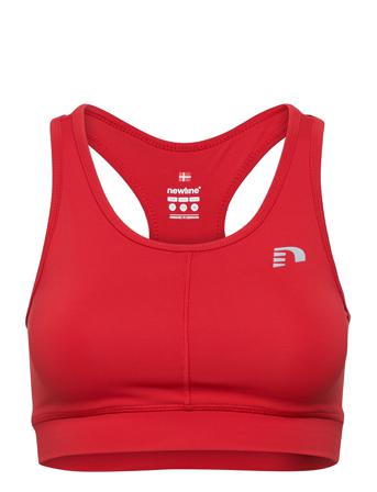 Women Core Athletic Top Lingerie Bras & Tops Sports Bras - ALL Punainen Newline