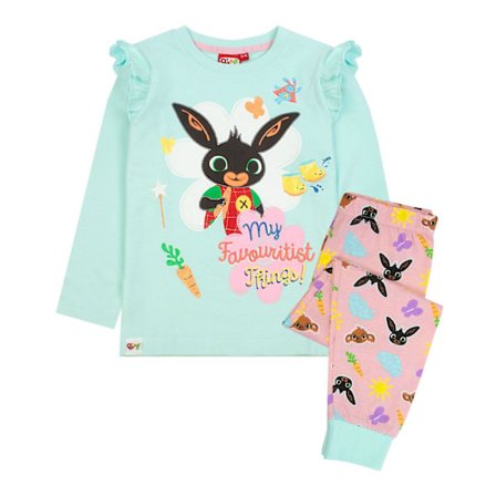 Bing Bunny Flickor Karaktärer Långärmad Pyjamas Set 4-5 År P