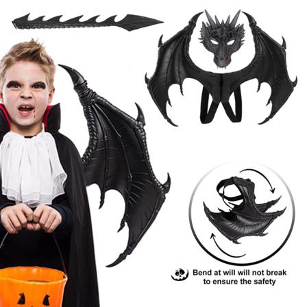 Halloween Cospty Dragonadult Kids Party Djurdräkt