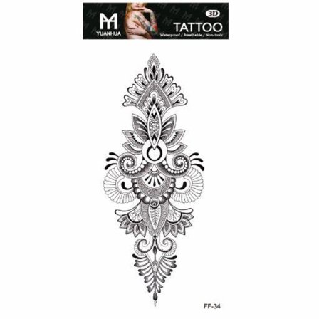 Tillfällig Tatuering 19 x 9cm - Motiv