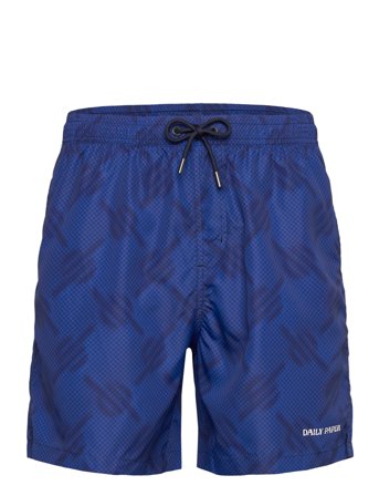 Dotted Monogram Swimshorts Blue Daily Paper