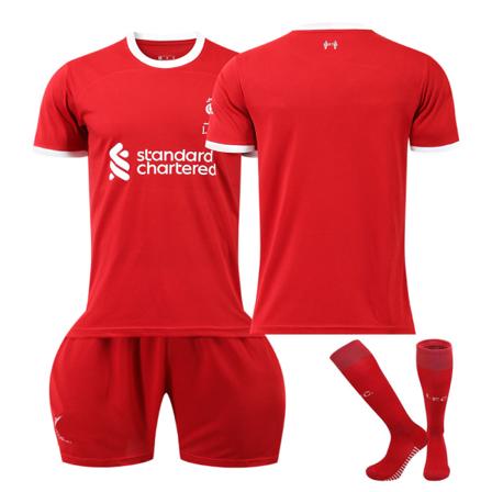2023-2024 Liverpool Børnefodbolddragt Sæt med Strømper - UDEN NUMMER #20 NO NUMBER #20