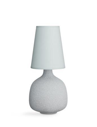Balustre Lamp H37.5 Dusty Blue Home Lighting Lamps Table Lamps Harmaa Kähler