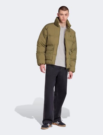 adidas Originals Synthdown Puffe - Green - XXL