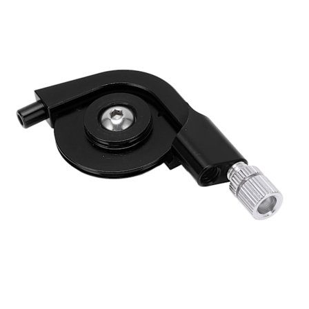 V-jarrun iskunmuunnin alumiiniseosta CNC-koneistus V-jarrujen jarrusatulan säädin maantiepyöräilyyn, musta