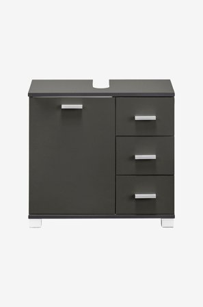 Loft24 - Skab til håndvask Rowan - Grå - Badeværelsesmøbler - Fra Homeroom